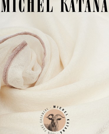 Палантин Унисекс Jq.CASH40_24-JAQUARD-1/ALB